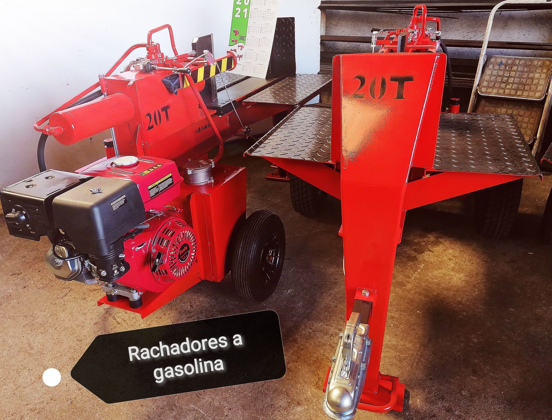 Rachador de lenha a Gasolina 15T