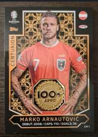 Carta rara Centurion Relic euro 2024 futebol Arnautovic