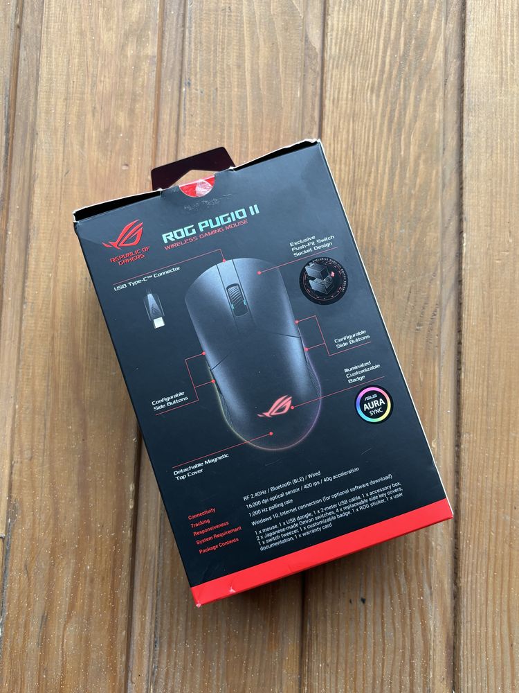 Компʼютерна мишка Asus rog pugio 2