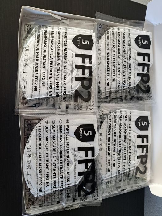 Maseczki Półmaska filtrującą cząstki FFP2 NR 50 sztuk