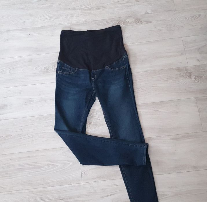 Spodnie jeansy ciążowe 42