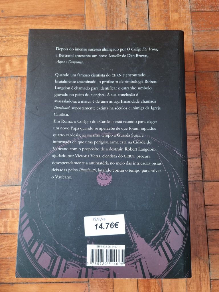 Livro - Anjos e Demónios