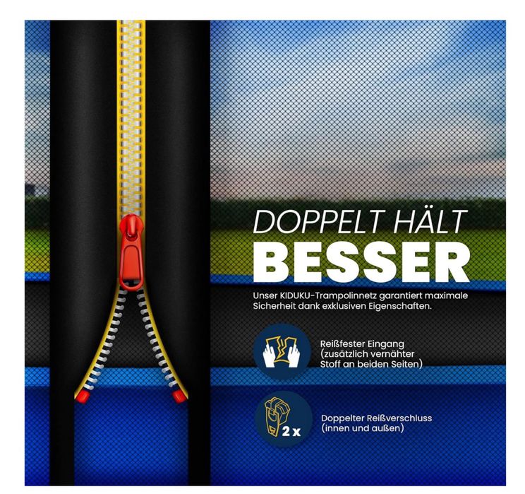 Rede de segurança para trampolim