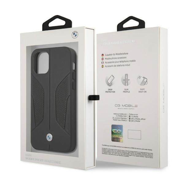 Etui na iPhone 12/12 Pro z Prawdziwej Skóry BMW Perforate Sides