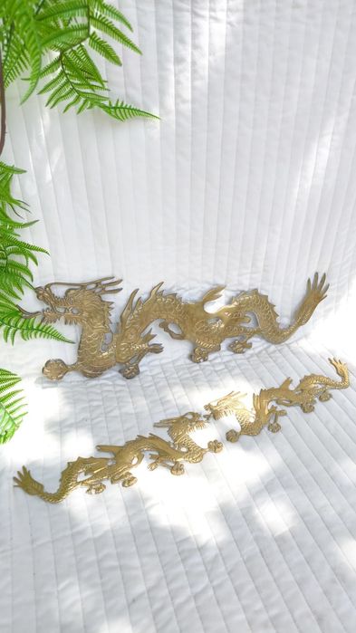 Продам накладки из бронзы или латуни на мебель. Дракон латунный