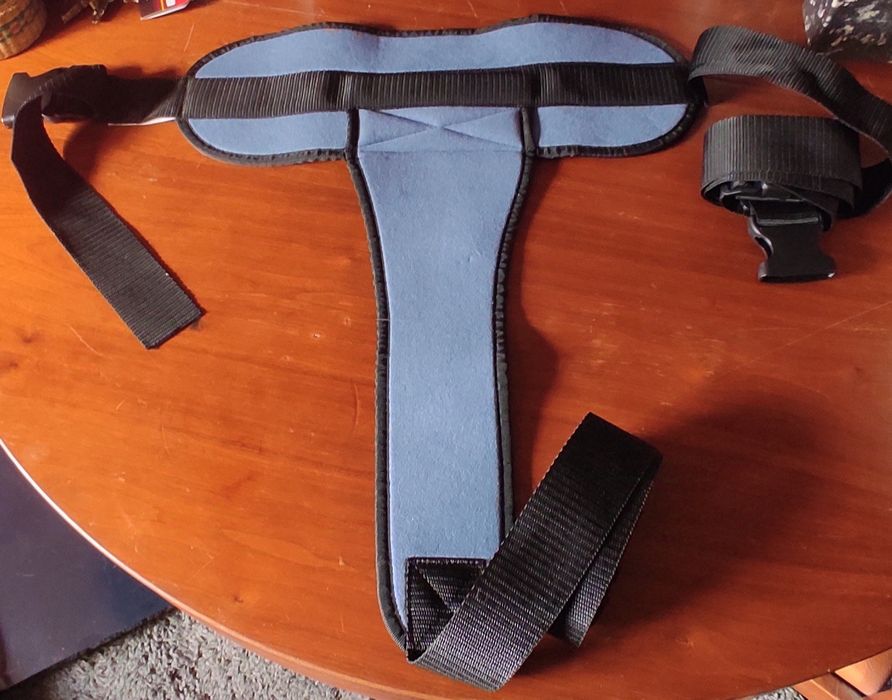 Cinto pélvico alcochoado para cadeirão prevenção de queda
