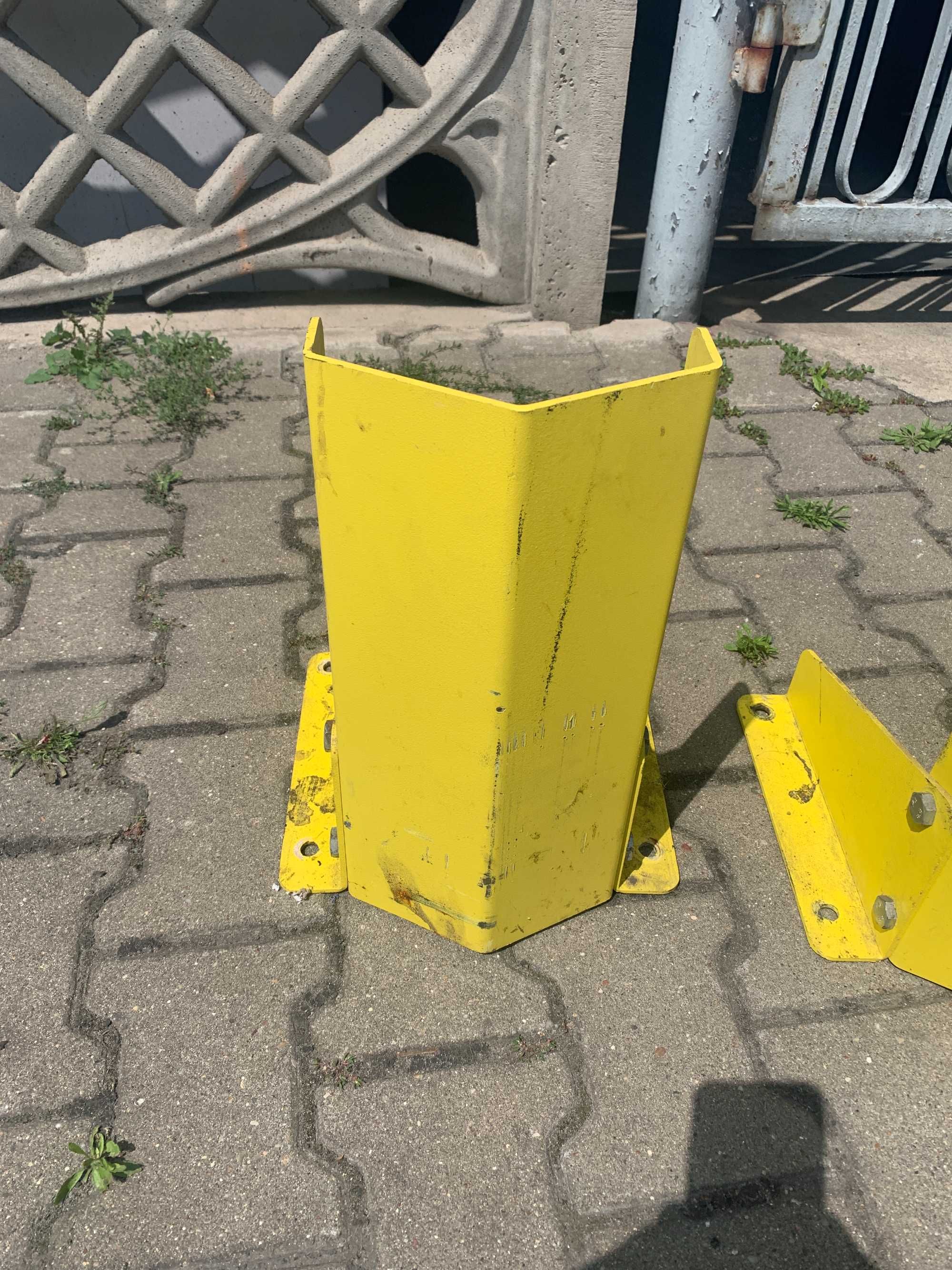 Stalowe osłony nogi regału magazynowego odbój odbojnica odbojnik