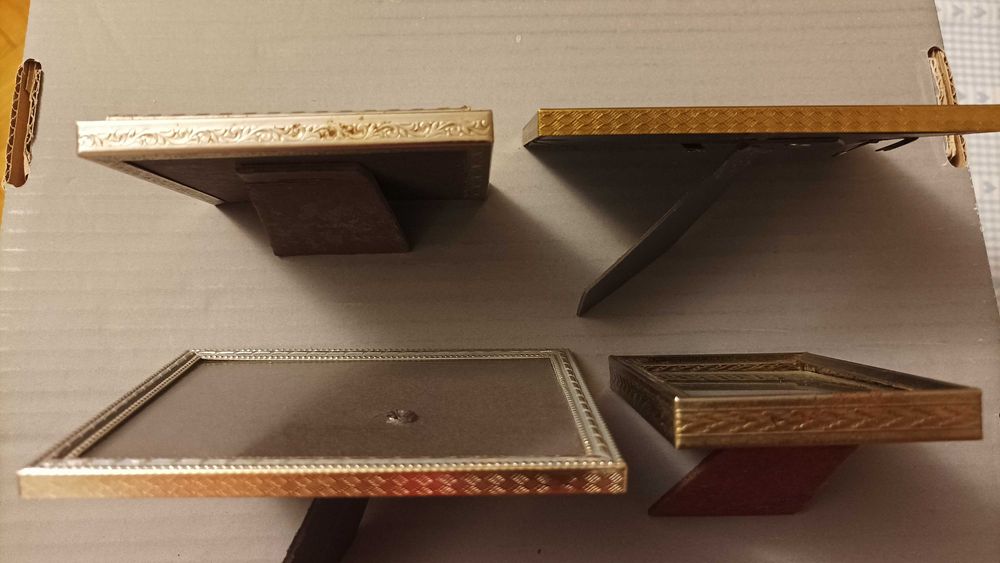 Stare ramki do zdjęć metalowe że szkłem