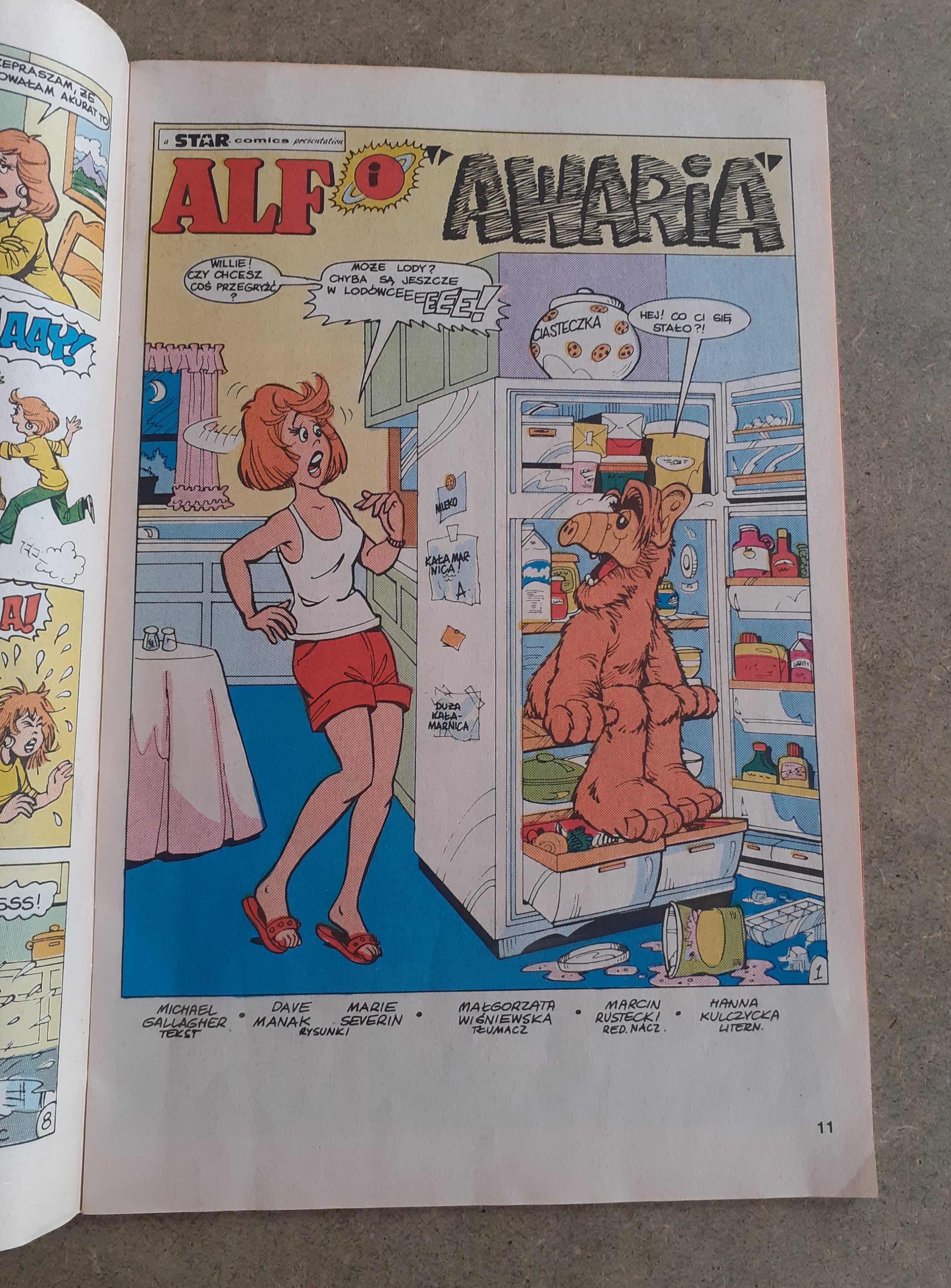 Komiks kolekcjonerski "Alf" nr 7/1992 TM-Semic unikat '90s vintage