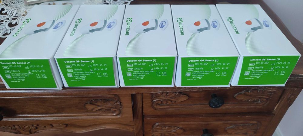 Sensory Dexcom G6 - 150zł 5 szt nowe