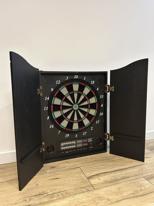 Profesjonalna Tarcza Do Darta Drewniana Elektroniczna 12 Strzałek