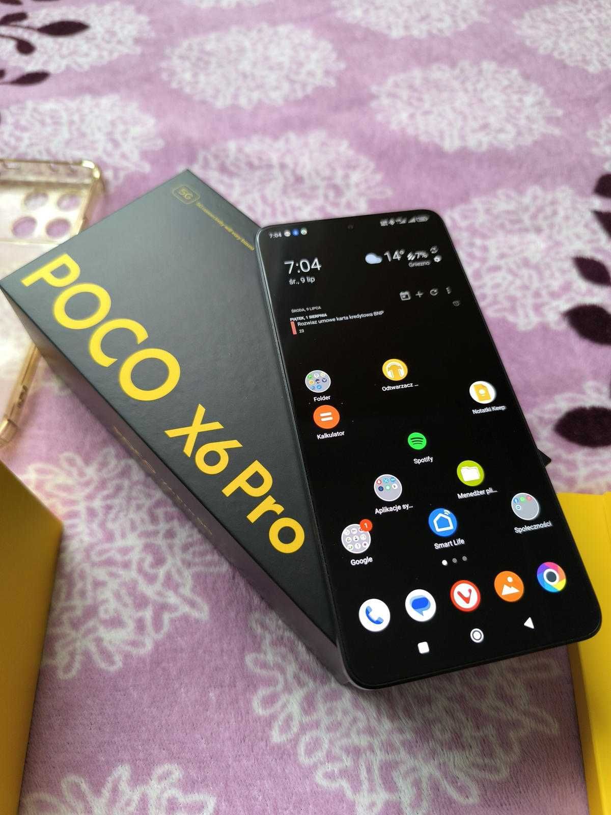 POCO X6 PRO 8/256 GB, zadbany, w pełni sprawny