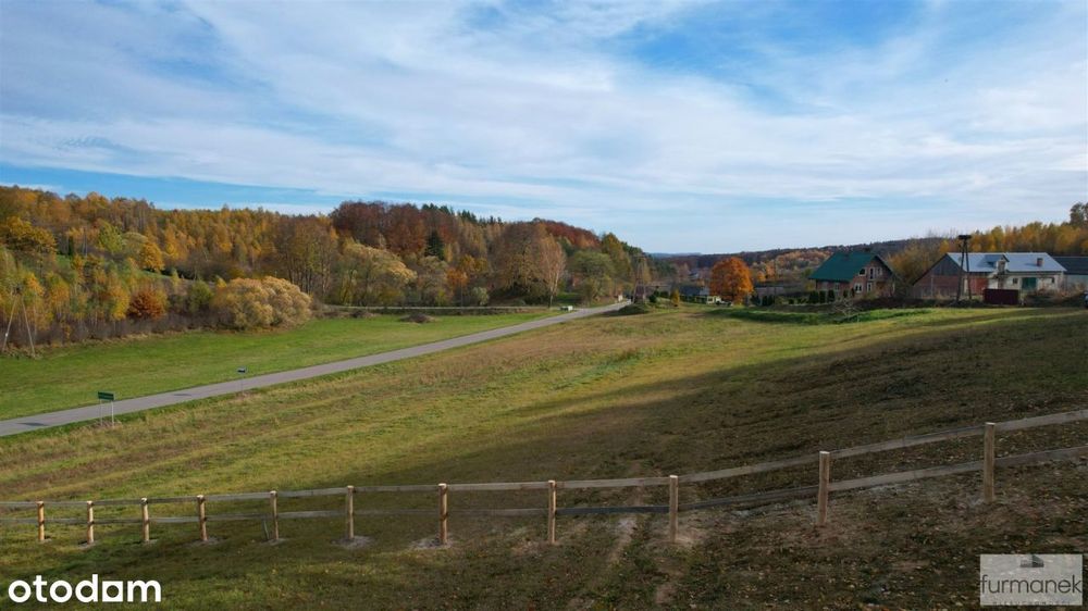 Widokowa działka budowlana 26 arów na Roztoczu