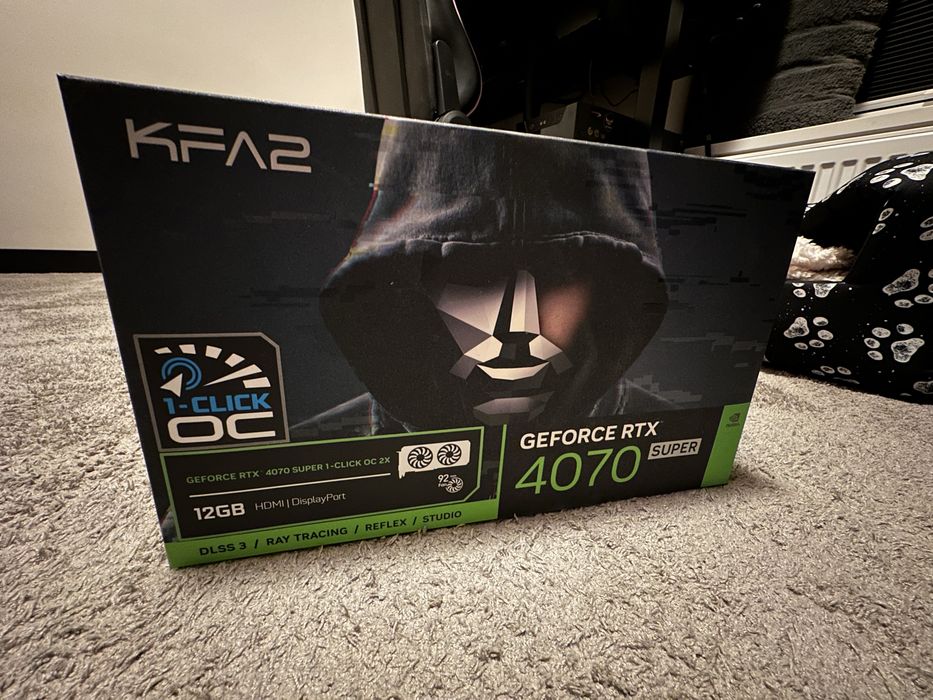 Karta graficzna RTX 4070 super KFA2 1-click OC 12GB, FV