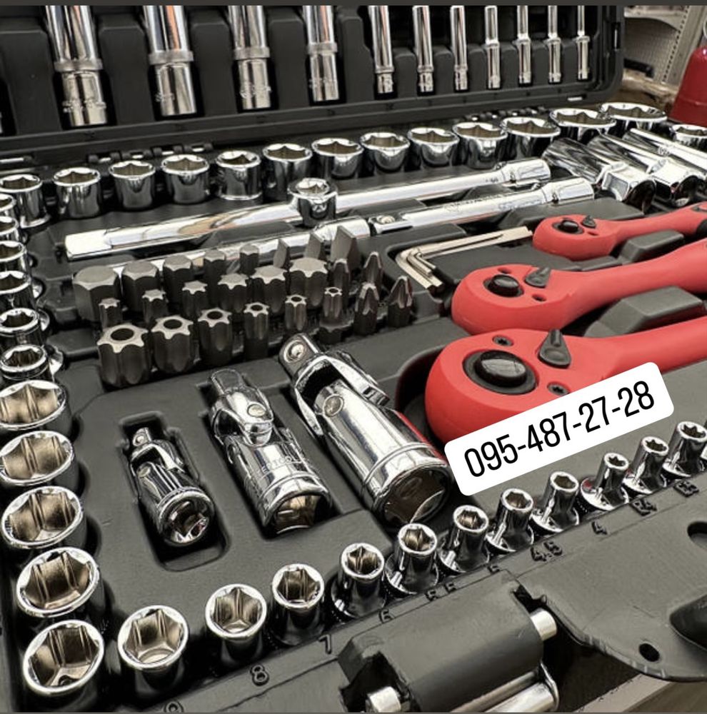 Набір інструментів INTERTOOL ET-7151 – 151 од., для професіоналів