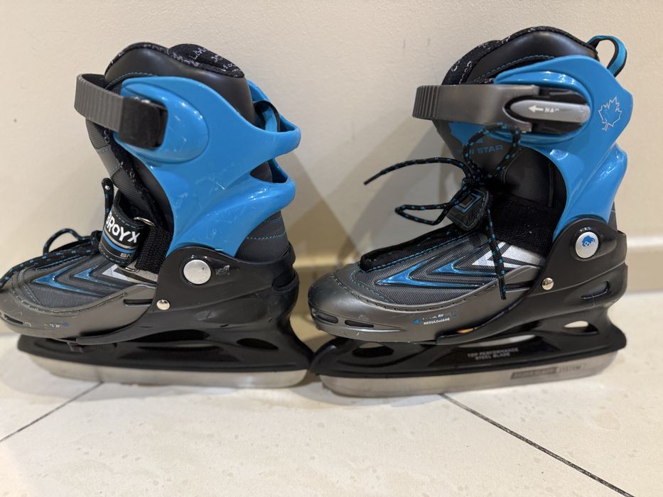 łyżwy chłopięce  Broyx Snowstar 500 regulowany rozmiar od 30 do 33