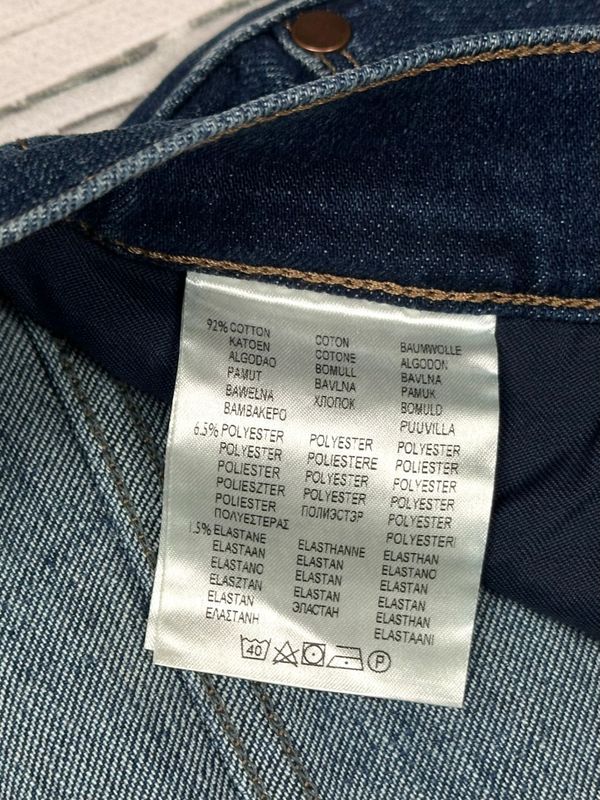 Wrangler Larston Jeansy Slim Fit Męskie Spodnie Stretch Logo W30 L32