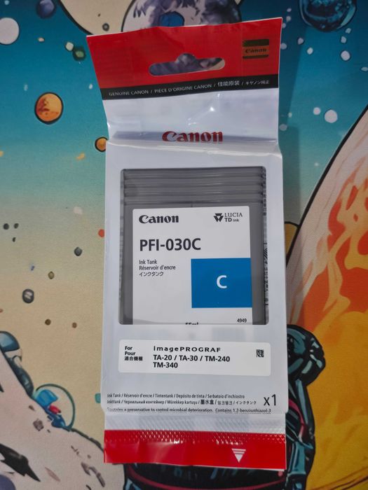 Tinteiro Original Canon PFI-030C (Cyan)