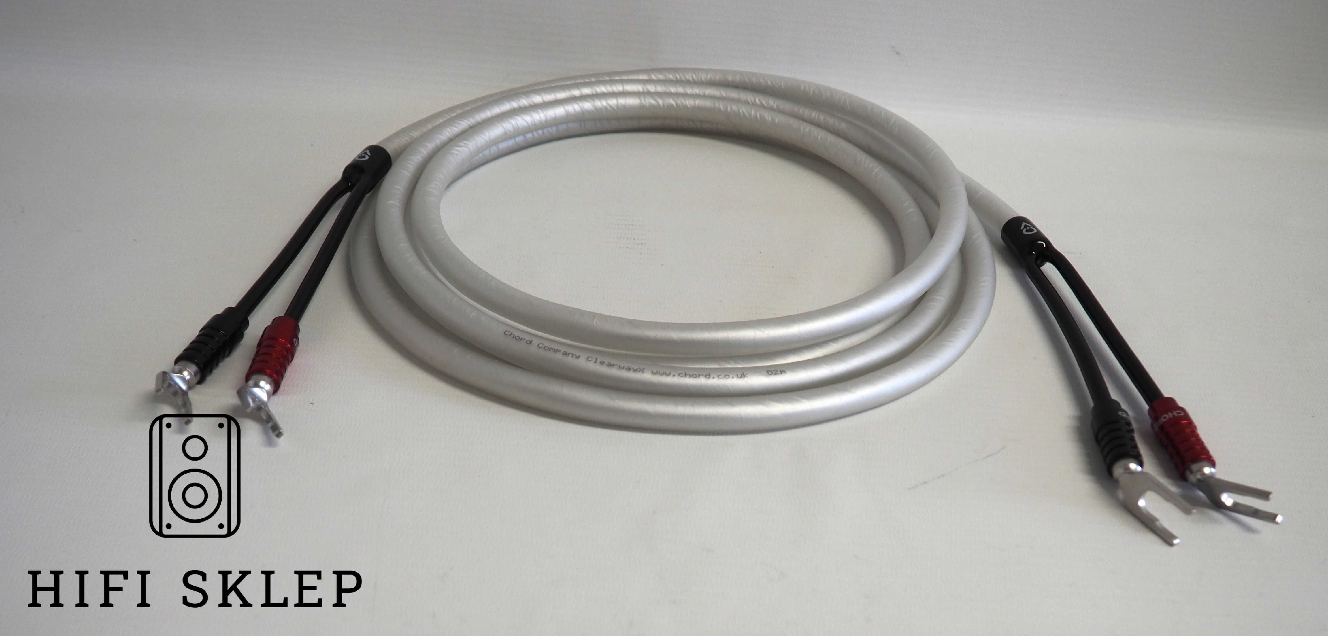 Chord Clearway X - Kabel głośnikowy na widełkach Ohmic / dł 2x 5 m