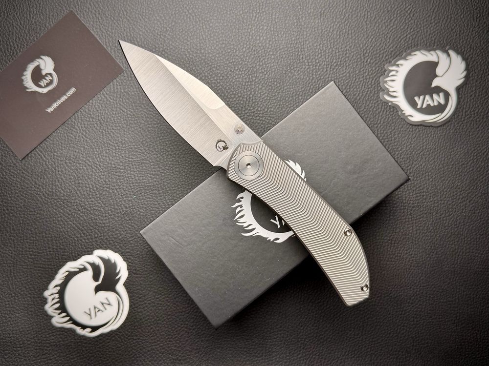 Нож Chevron Titanium Front Flipper Satin Matthew Christensen MagnaCut