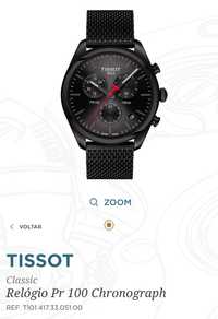 Relógio Tissot preto.