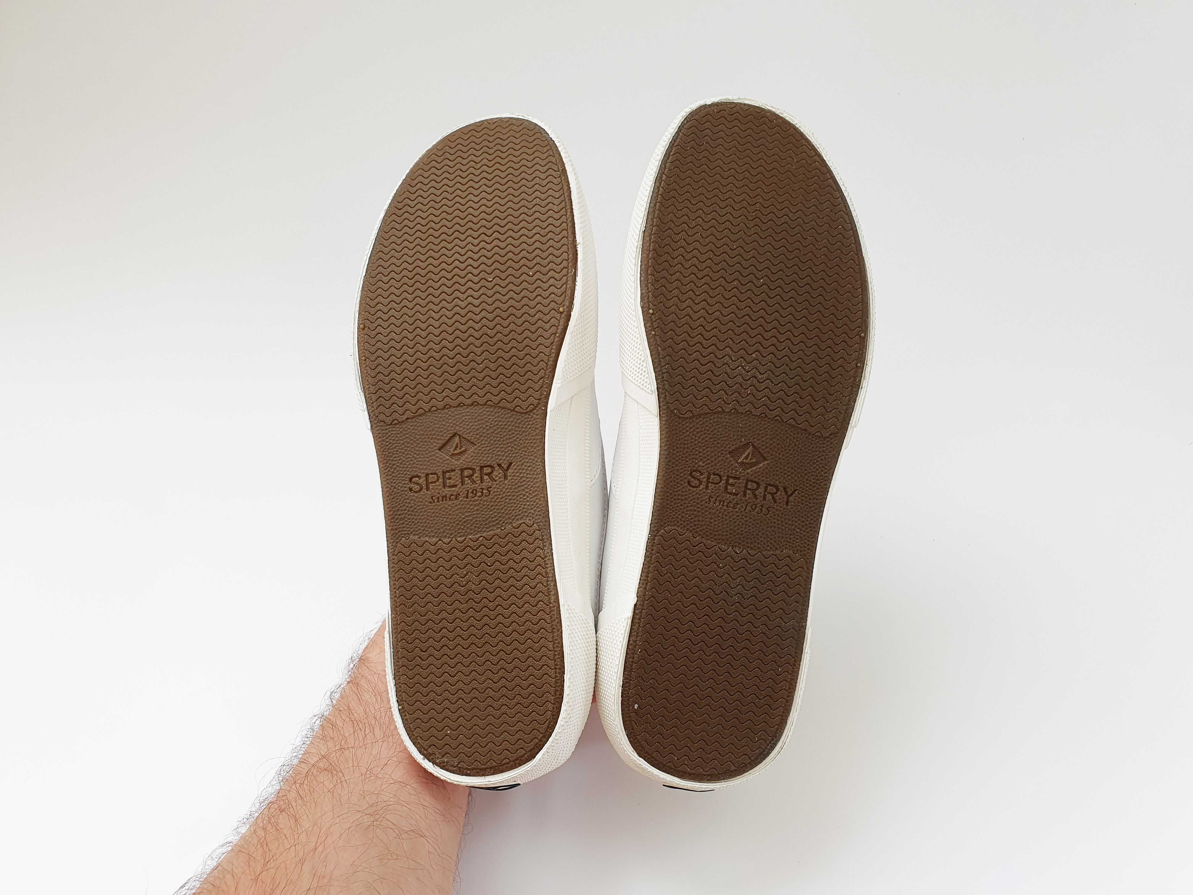 Белые мужские кеды SPERRY TOP SIDER