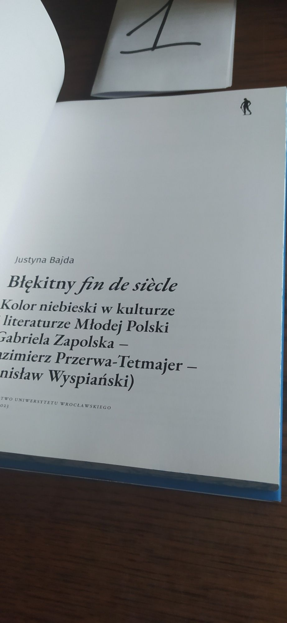 Justyna Bajda Błękitny Fin De Siecle