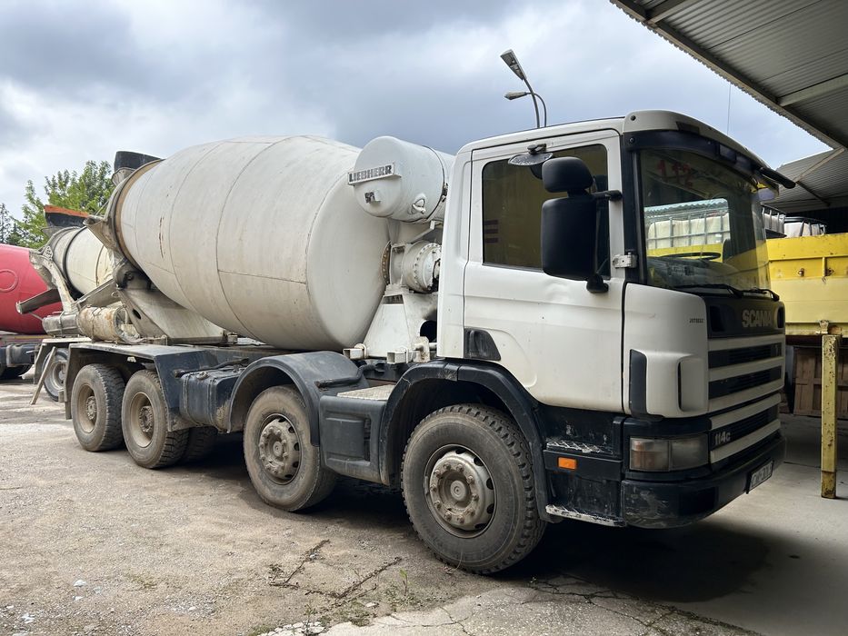 Betonomieszarka gruszka scania 340km 9m