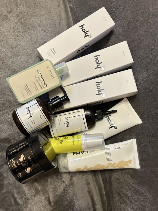 Домашний уход для волос  шампунь маски holy,full force,deeply и др
