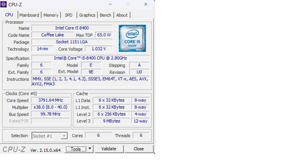 I5 8400+ B360M AORUS Gaming 3+16GB RAM+ SSD