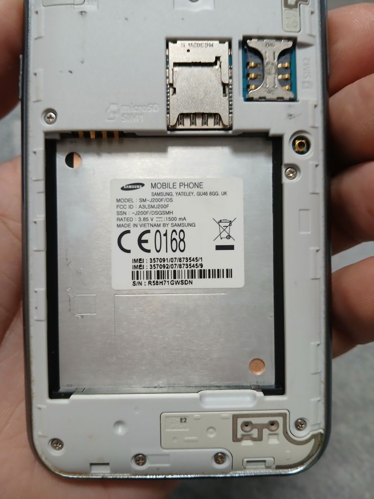 Samsung Galaxy j200f під прошивку