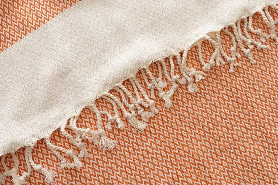 Ręcznik 100x180 Plażowy Kąpielowy Peri Hamam Elmas Miękki Boho