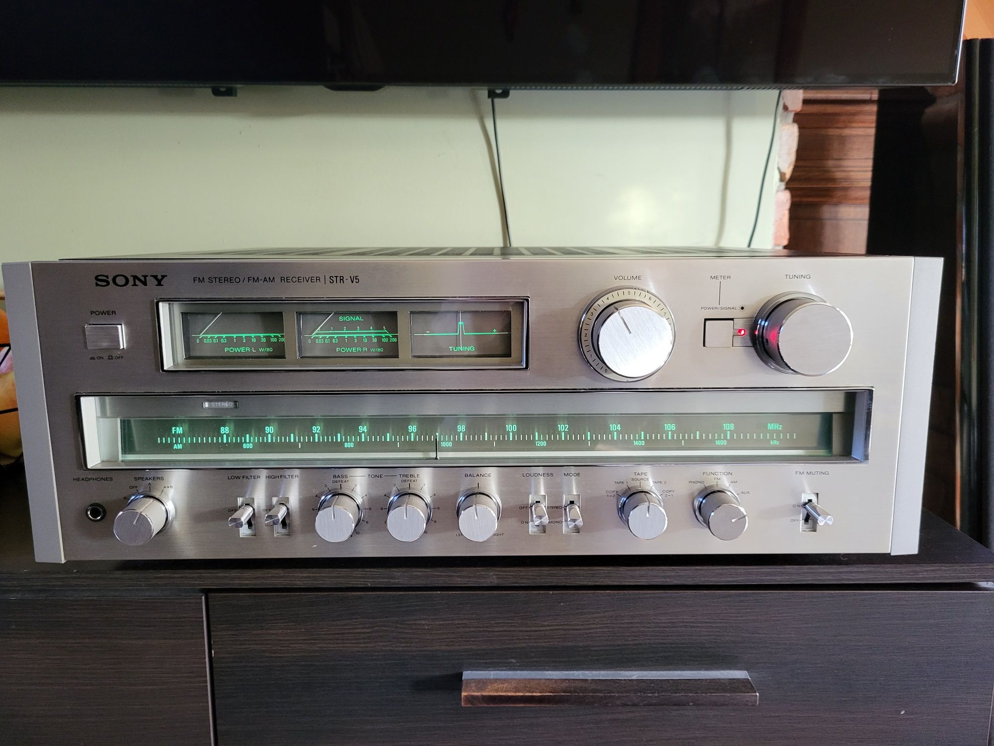 Amplituner Sony str v5 stan kolekcjonerski