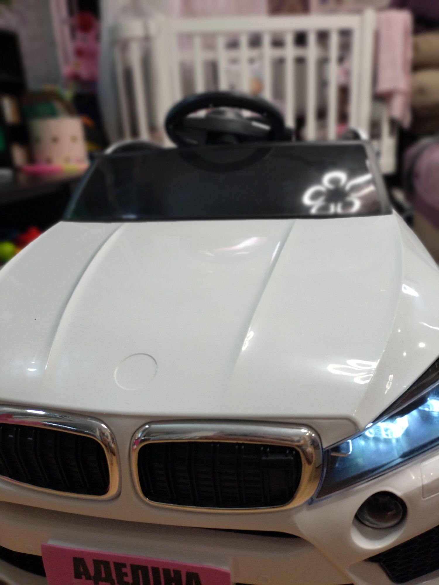 Дитячий електромобіль Just Drive BM-X1 - білий