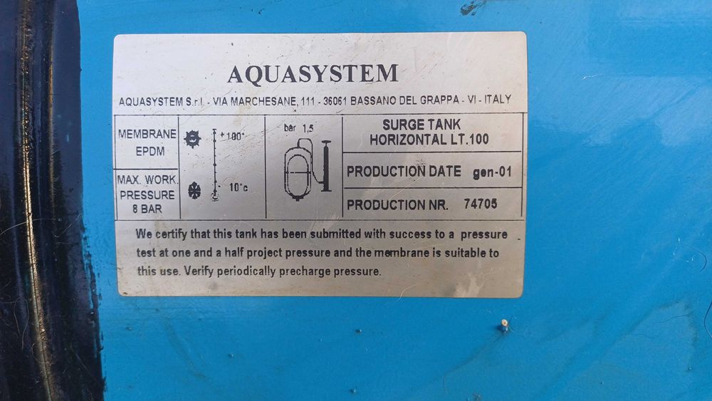 Zbiornik hydroforowy 100 l
