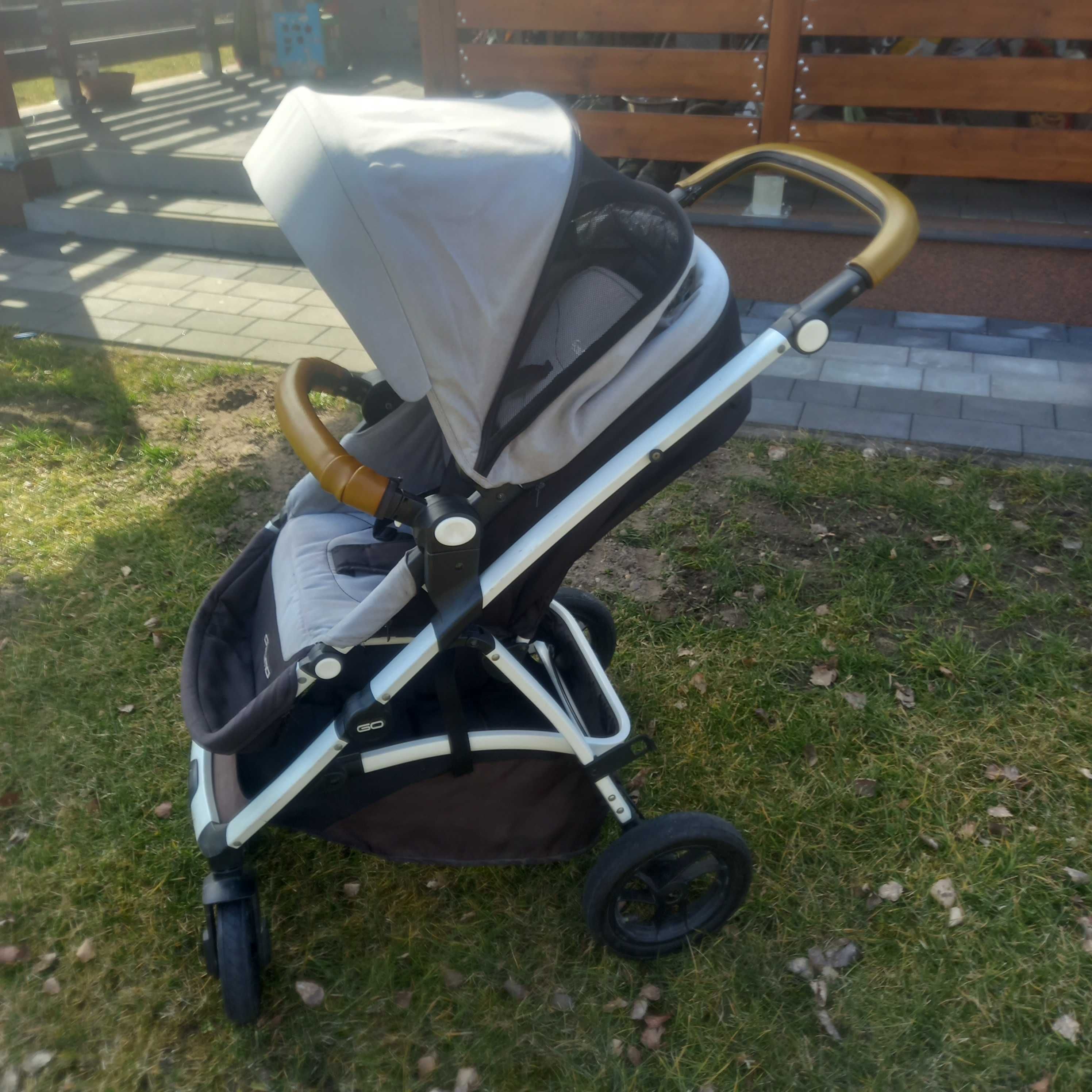 Sprzedam wózek głęboki i spacerówka Easy Go Optimo
