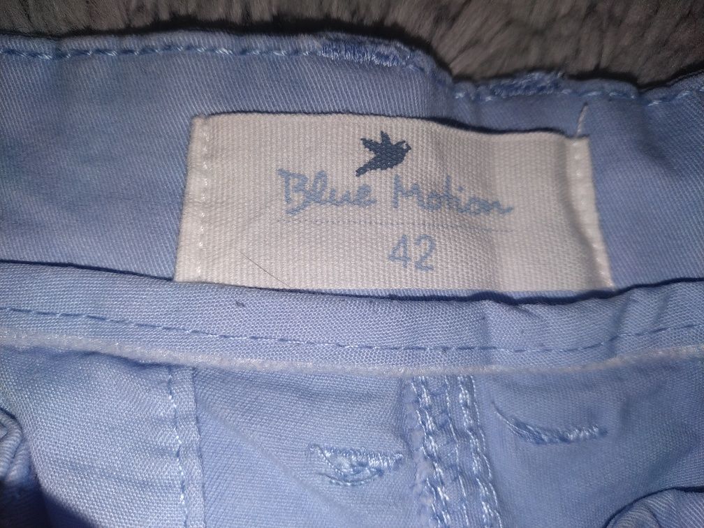 Spodnie chinos błękitne Blue Motion rozm. 42