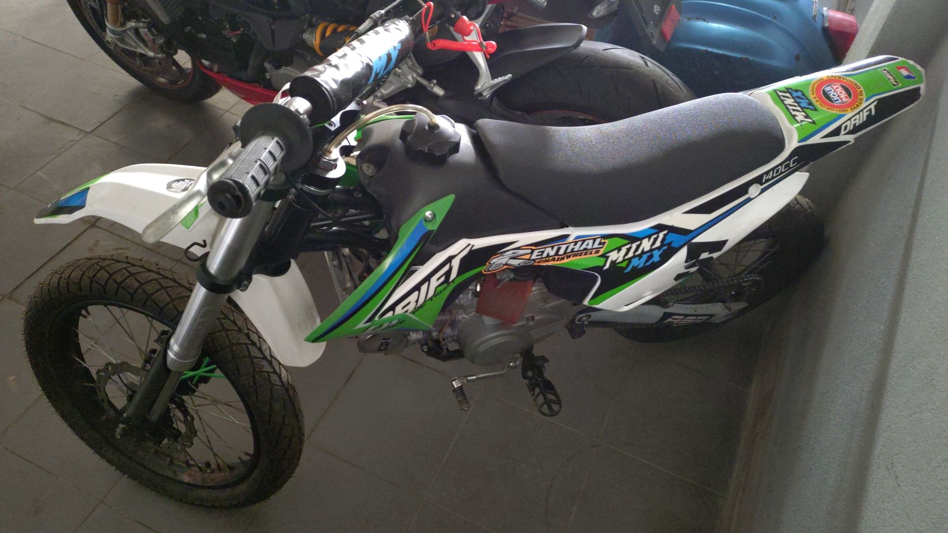 Pit bike 140 Cilindrada
