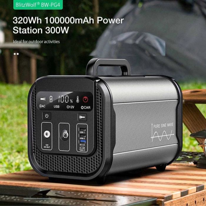 Портативна зарядна станція,електростанція “BLITZ WOLF BW-PG4”.
