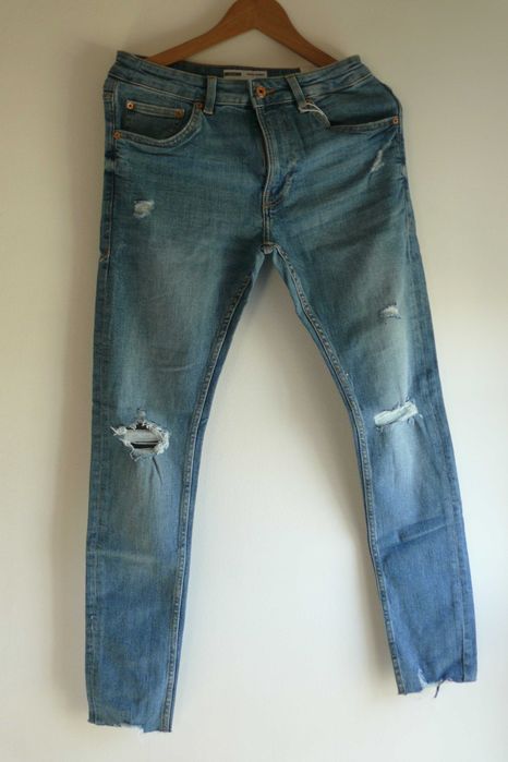 Calças de Ganga Denim Bershka