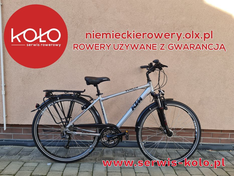 Rower męski trekkingowy KTM VENTO koła 28 SHIMANO SLX okazja aluminium