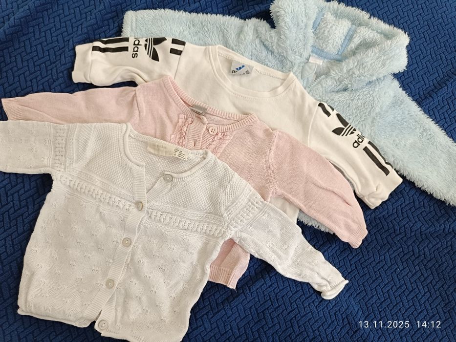 Duża paka ubranek dla noworodka niemowlaka r. 62, 0-3 miesiąca