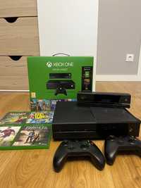Xbox one + Kinect 500 GB +pad i 4 gry