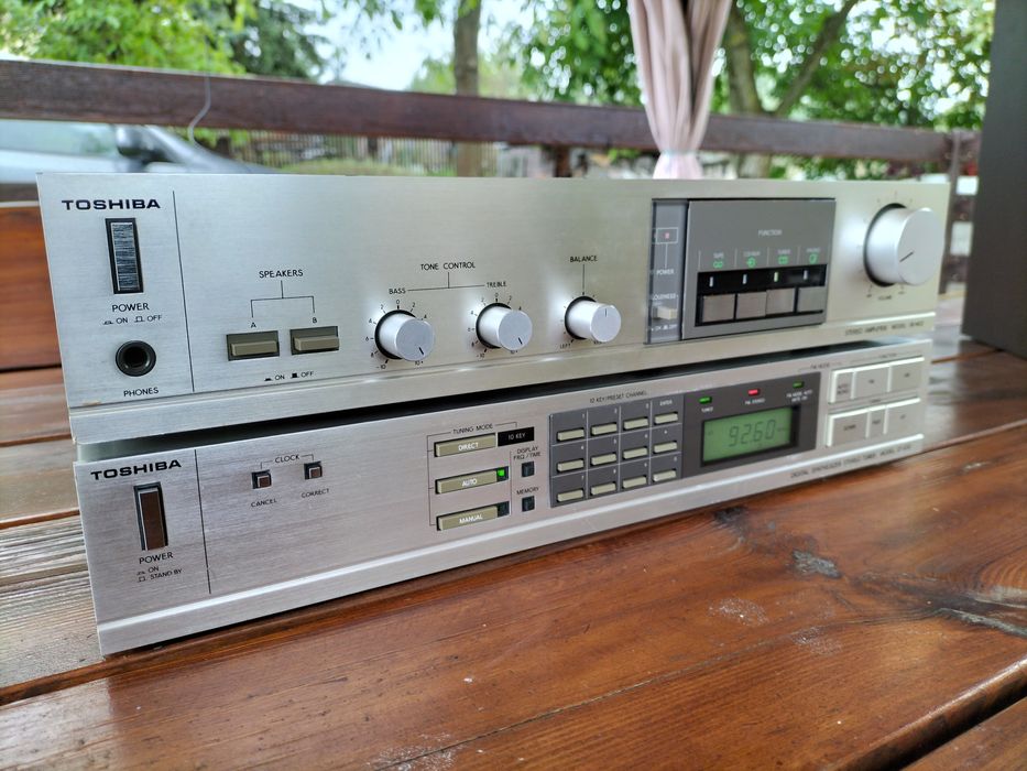 Toshiba SB-m22 + tuner st-s30 wieża vintage