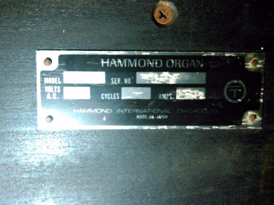 Orgão Vintage HAMMOND T524-C