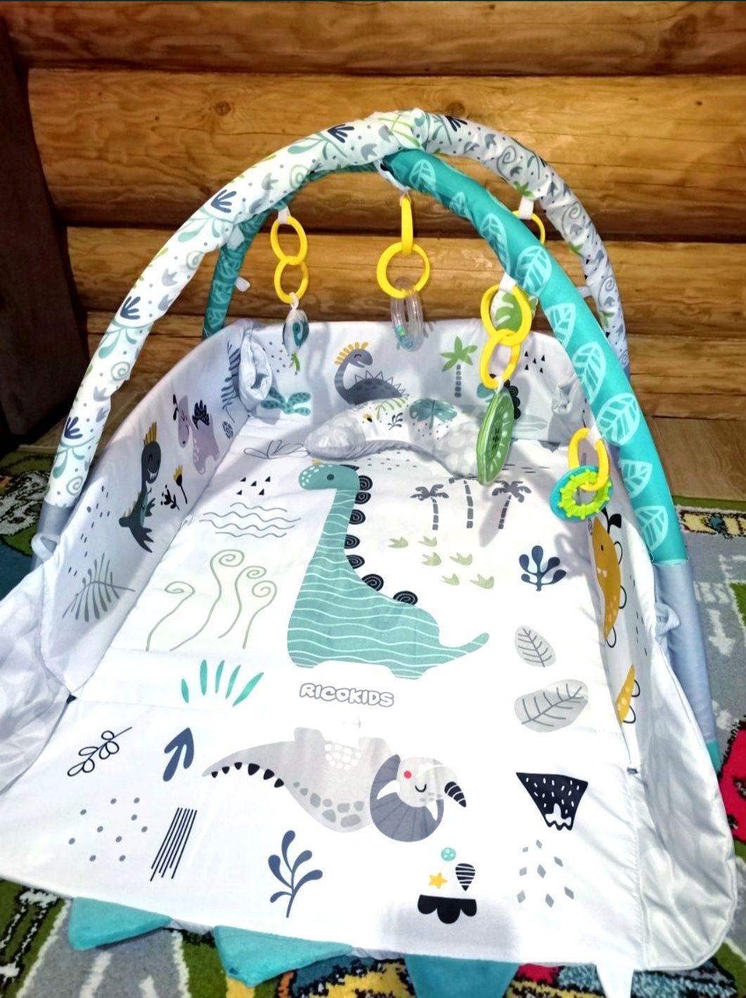 Розвиваючий інтерактивний килимок Ricokids Nessi 110х100см