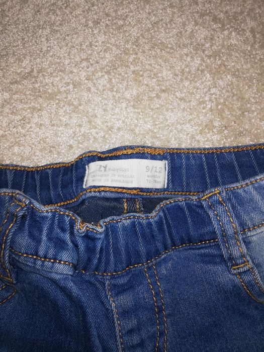 3 pares calças, Benetton e Zippy, 12m