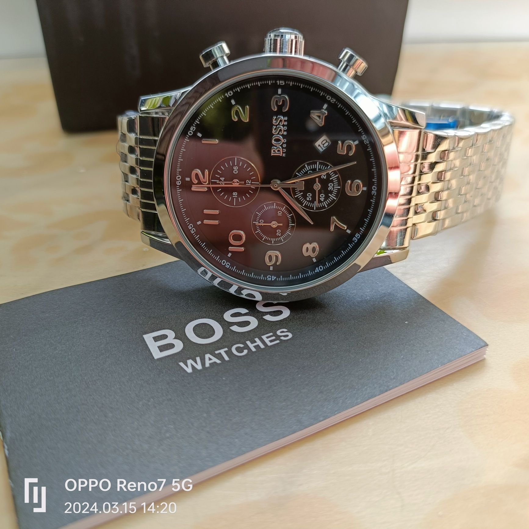 Zegarek Hugo Boss srebrny
