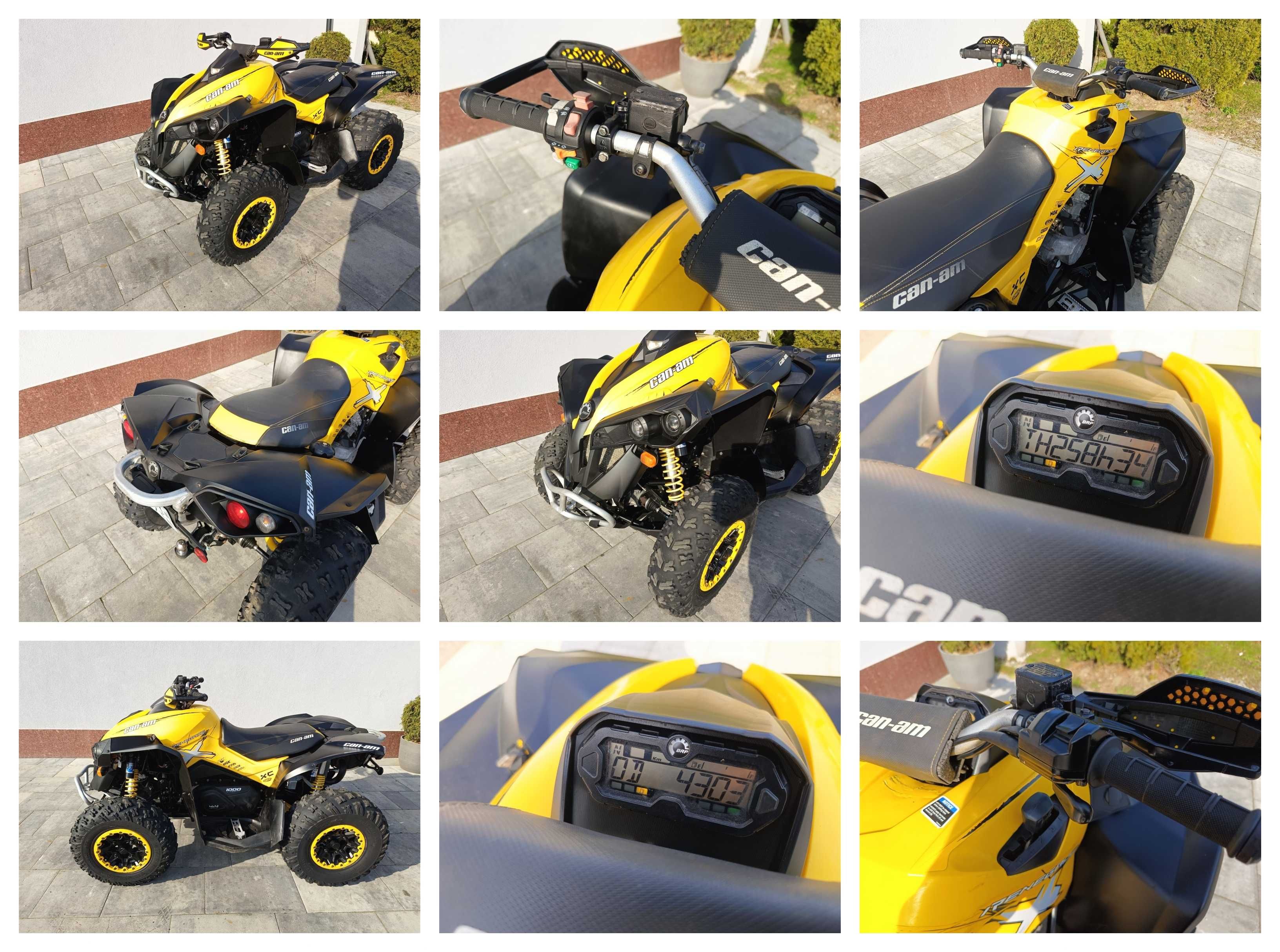 Can-Am Renegade 1000 XXC G2, 2013 r. ZAREJESTROWANY, transport, raty!