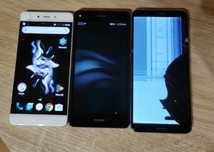 3 Smartfony 2x Huawei 1x OnePlus